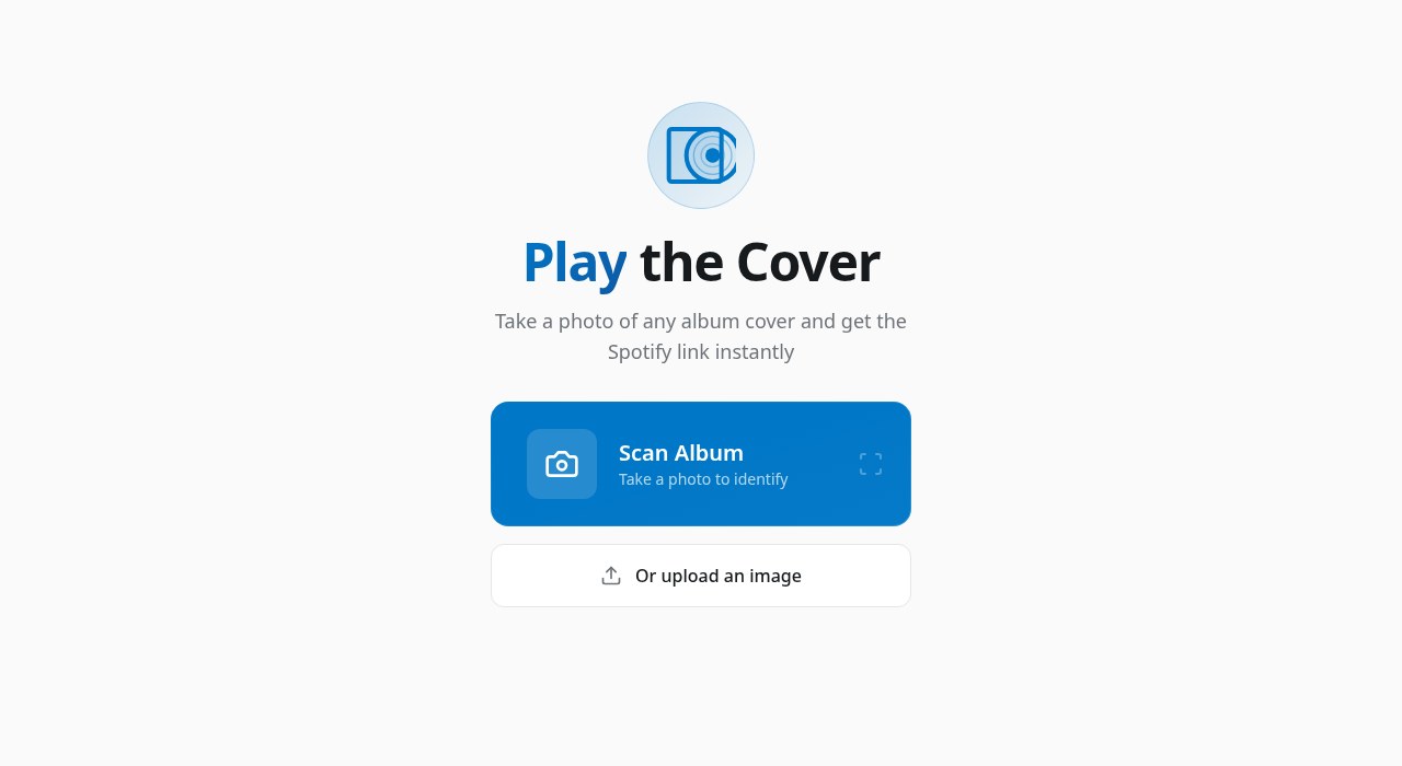 Play The Cover